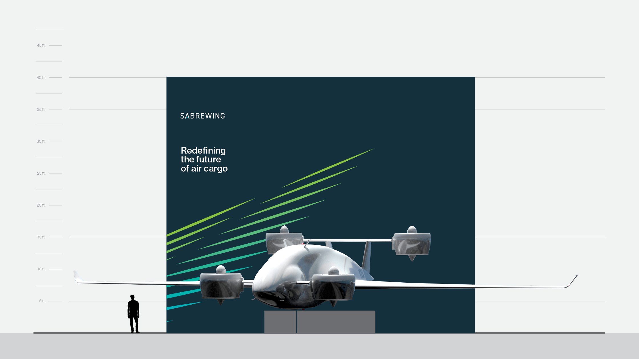 Sabrewing Aircraft launch event rendering